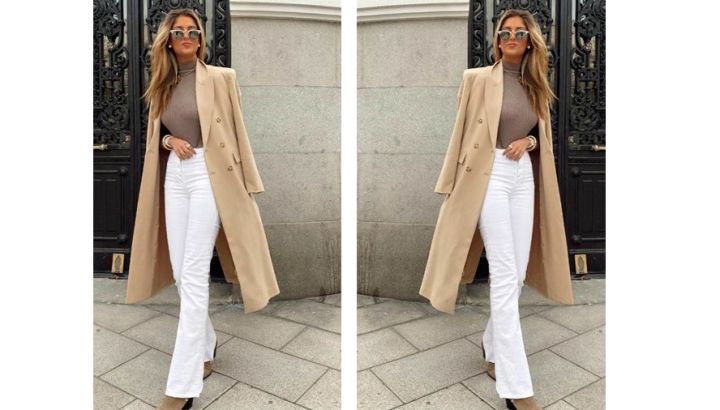 Jeans blancos en invierno: cómo llevar este clásico en la temporada menos esperada como una verdadera experta