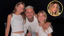 Mauro Icardi y sus hijas