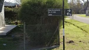 Vecinos piden cambiar el nombre de una calle porque es "impronunciable".