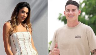 Daniela Ospina y James Rodríguez