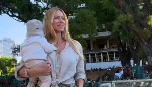 Nicole Neumann y su hijo Cruz