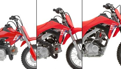 Se trata de las nuevas CRF50F, CRF110F y CRF125F, modelos que se ofrecerán próximamente en el mercado norteamericano.
