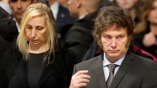 El presidente Javier Milei y la secretaria General de la Presidencia, Karina Milei