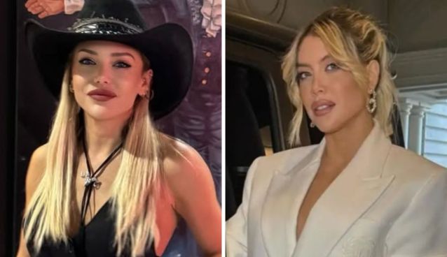 Evangelina Anderson y Wanda Nara