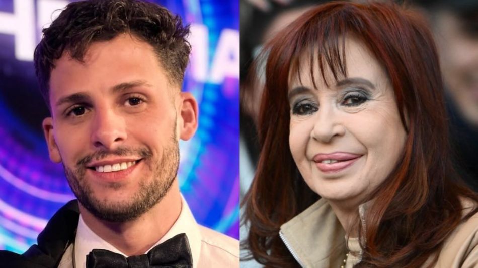 Joel Ojeda y Cristina Kirchner