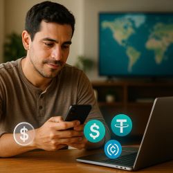 Remesas en criptomonedas | Foto:Cedoc