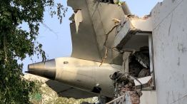 Accidente de avión en India