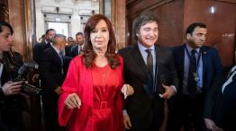 Cristina Kirchner y Javier Milei