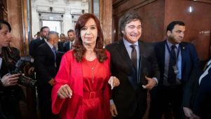 Cristina Kirchner y Javier Milei