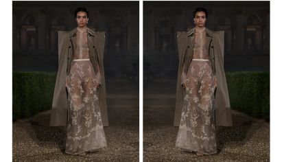 Las transparencias han llegado a otro nivel en manos de firmas de diseño de lujo y alta costura, y la casa de moda francesa, demuestra como se llevarán el próximo año.