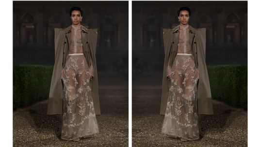 Dior avisa: las transparencias serán tendencia en 2026