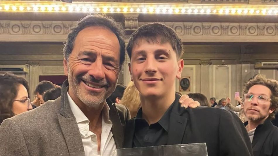 Martín Seefeld y su hijo Pedro