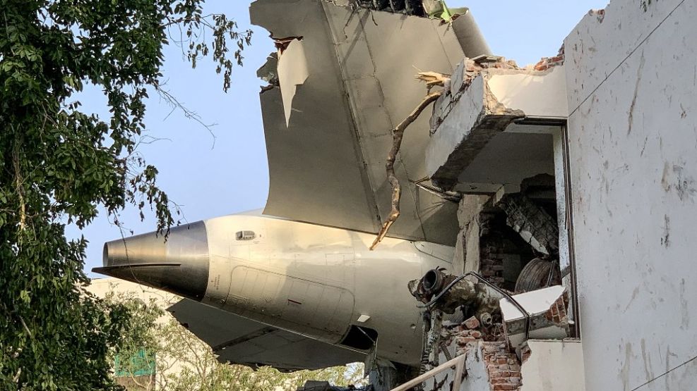 Accidente de avión en India
