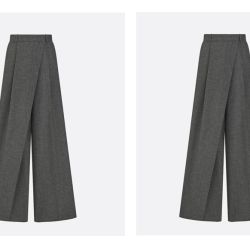 Pantalones de paño y lana