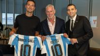  Lionel Scaloni, Martin Koening y Leandro Petersen de Baires Grill
