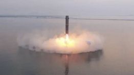 China repartió paquetes mediante un cohete espacial.