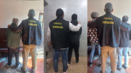 Los cuatro detenidos. 
