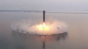 China repartió paquetes mediante un cohete espacial.