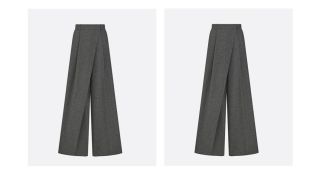 Pantalones de paño y lana