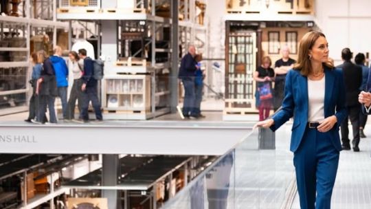 Kate Middleton lleva el traje sastrero perfecto para un look de oficina