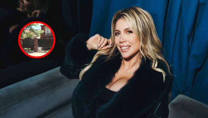 Una casa tomada, con un amplio patio y un portón negro: entramos en lo que fue la casa de Wanda Nara antes de ser millonaria