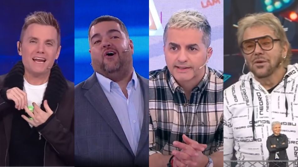 Santiago del Moro, Darío Barassi, Ángel de Brito y Beto Casella