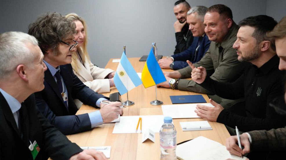 Milei y Zelenski 20250613