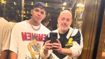 José María Muscari y su hijo Lucio