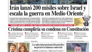 La tapa del Diario PERFIL del sábado 14 de junio de 2025