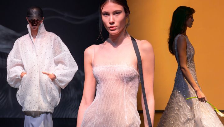 Burstin Emm & Val presentan su colección bridal que fusiona moda, arte y tecnología