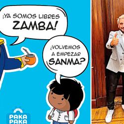 Wally Gómez se reunió con Manuel Adorni para darle inicio a la señal Paka Paka, versión libertaria. | Foto:Cedoc
