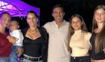 Indiana Cubero y sus hermanas pasan el Día del Padre en un asado junto a Fabián Cubero y Mica Viciconte