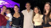 Indiana Cubero y sus hermanas pasan el Día del Padre en un asado junto a Fabián Cubero y Mica Viciconte