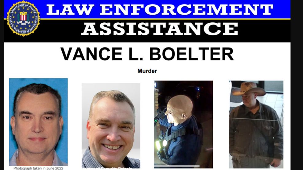El aviso difundido por el FBI dobre Vance Boelter, sospechoso del asesinato de la congresista demócrata Melissa Hortman y su esposo.
