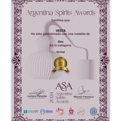 Medalla de Oro para el vermut Vesta blanco | Foto:CEDOC