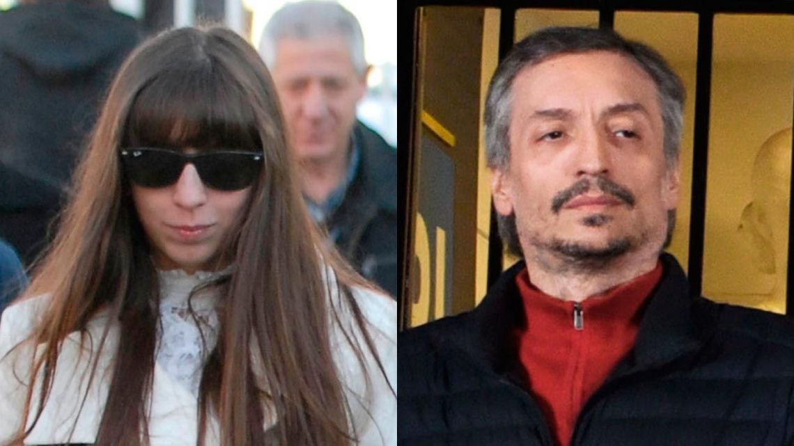 Florencia Kirchner and Máximo Kirchner.