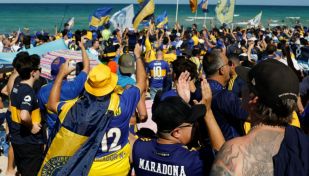 Hinchada de Boca en Miami