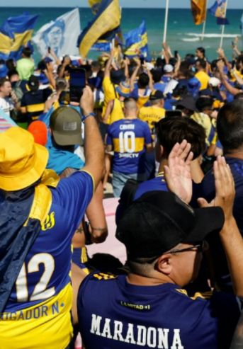 Hinchada de Boca en Miami