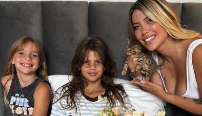 Wanda Nara y sus hijas