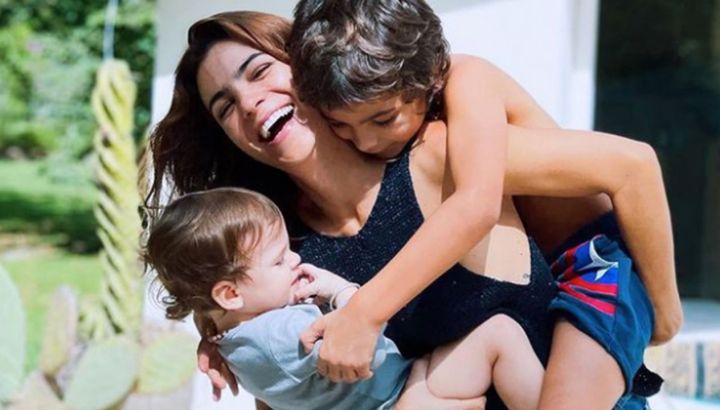 Nilo, el hijo de Agustina Cherri que es igual a ella y se luce antes que su hermana Muna