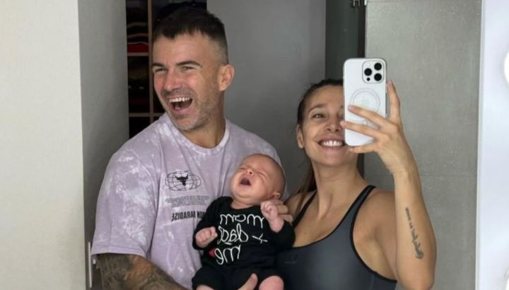 Marco, el hijo de Sol Pérez, vive su primer Día del Padre con su papá y su abuelo