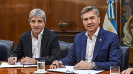 Luis Caputo y Leandro Zdero