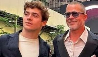 Franco Colapinto y Brad Pitt