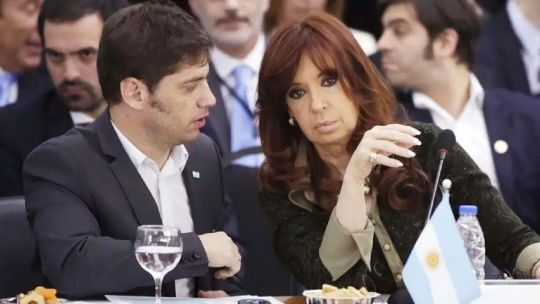 Kicillof y Cristina Fernández