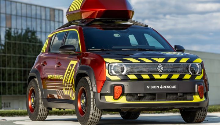 Así es el Renault 4 eléctrico adaptado como unidad de rescate inteligente