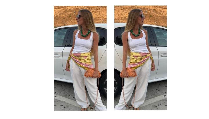 Pañuelo en la cintura: así lo llevan las expertas en moda durante el verano europeo