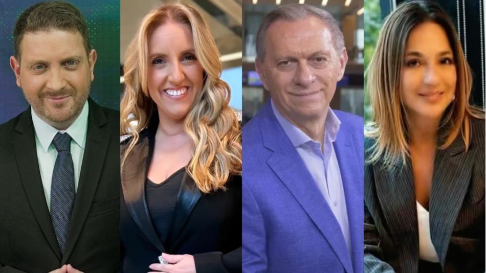 Jonatan Viale, Paula Bernini, Marcelo Bonelli y Lorena Maciel