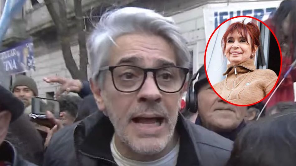 Pablo Echarri y Cristina Kirchner