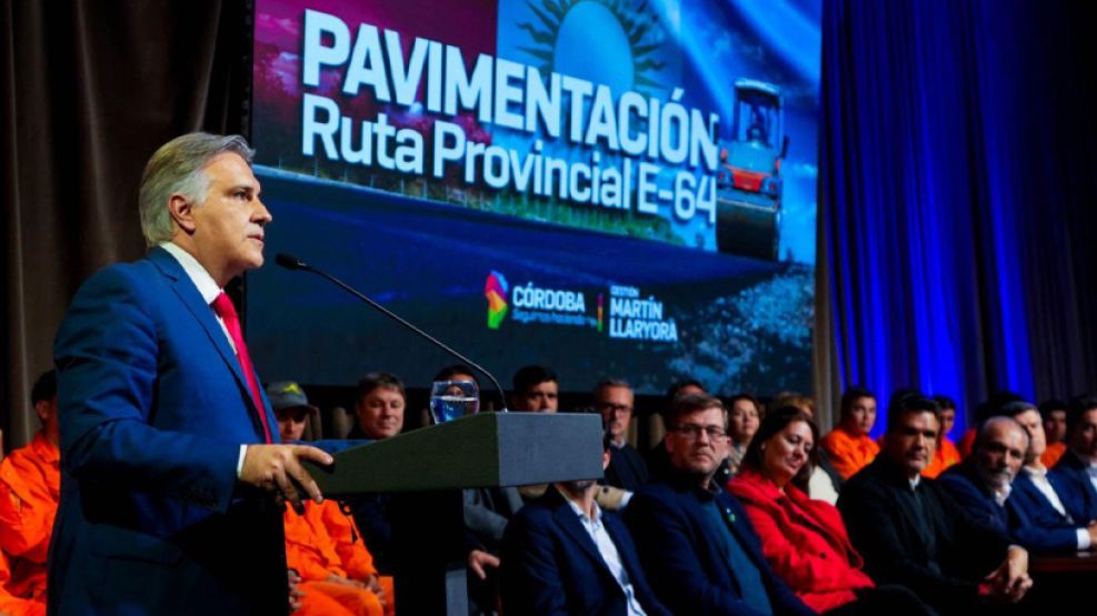 Llaryora presentó la nueva Ruta La Calera - Malagueño
