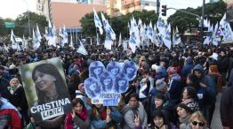 Marcha contra la condena a Cristina Kirchner